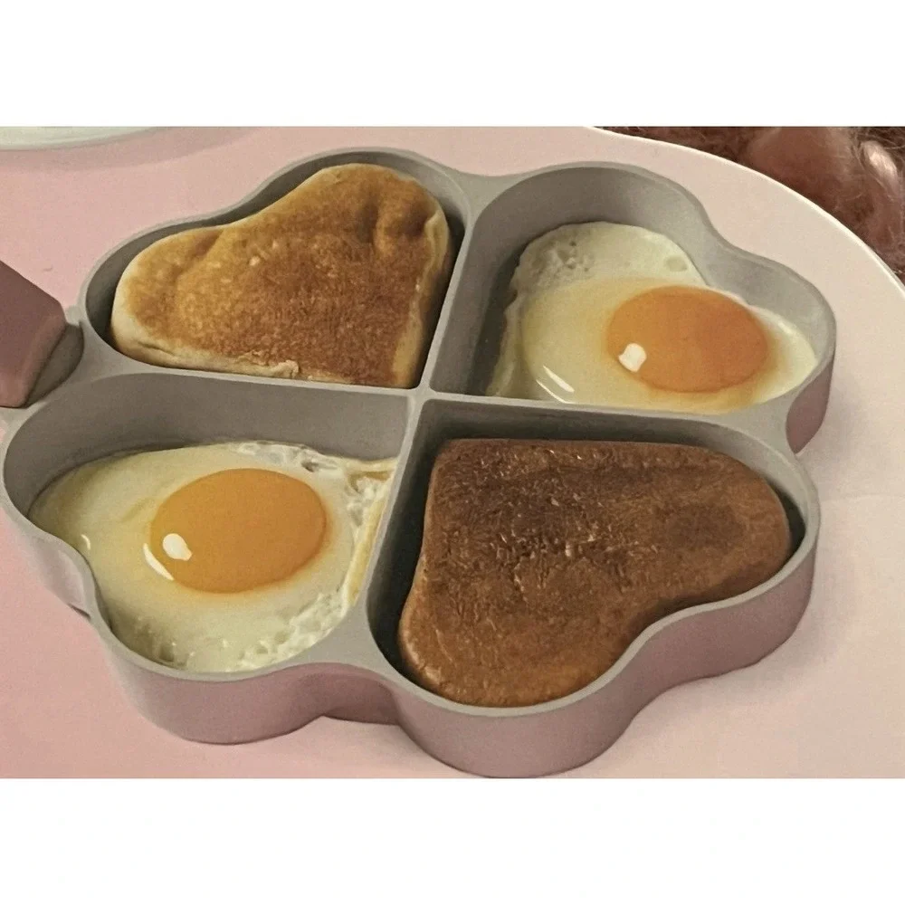 Paris Hilton 8 in Non-Stick Ceremic Heart Shaped Stick Fry‎ Pan